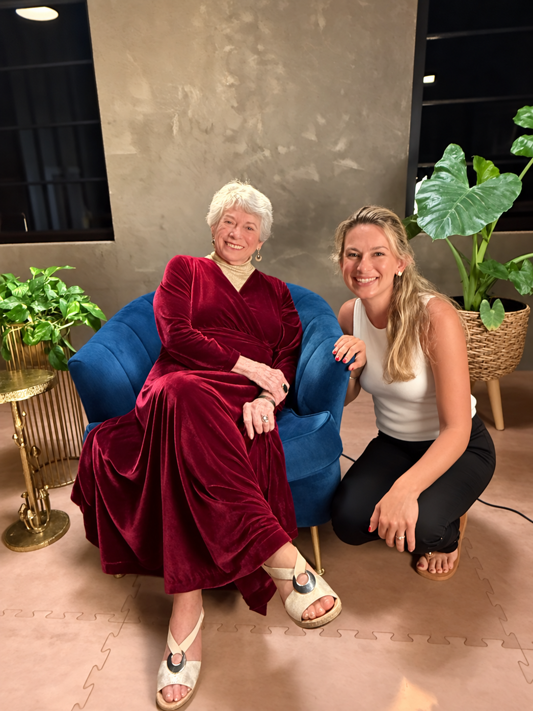Andrea with Lolita San Miguel